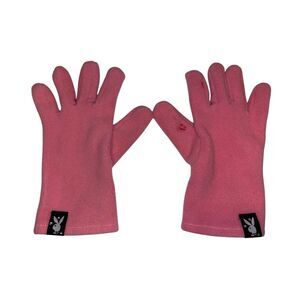Playboy Bunny Vintage Y2K Fleece Winter Gloves Snow Fuzzy Soft Ski Snowboarding